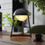 K70105 - HELMET Rechargeable Cordless LED Table Lamp, 3-Levels Brightness Touch Sensor Control, Black - Bulbrite