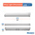 2 ft. Integrated 5 Color Selectable LED Dimmable Wraparound Light W/ Battery Backup (120-277v), 2300 Lumens, White