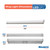 4 ft. 3000K LED Dimmable Wraparound Light W/ Battery Backup (120-277v), 5300 Lumens, White