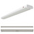 4 ft. Integrated 5 Color Selectable LED Dimmable Wraparound Light W/ Battery Backup (120-277v), 5300 Lumens, White