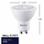 771108 - 6W LED PAR16 GU10 2700K FLOOD DIMMABLE 90CRI 120V - Bulbrite