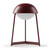 K70101 - HELMET Rechargeable Cordless LED Table Lamp, 3-Levels Brightness Touch Sensor Control, Oxblood - Bulbrite