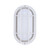 EOL-WL14WH-3100se - 6.2W LED Oval Bulkhead Wall Light 434 Lumens 6CCT Selectable 2700K-6500K Wet Rated - Euri Lighting