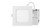 ASD-JBS-4D10WH-6P - 4" 10W LED Square Wafer CCT Selectable White 120V - ASD Lighting
