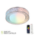 ASD-LOFT-FM-16D28SM-RGBW-NK - 16" 28W RGBW Smart LED Flushmount Nickel - ASD Lighting