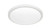 ASD-MPR-24D38WH - 24" 38W LED Round Surface Mini Panel 5CCT White - ASD Lighting