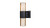 ASD-WGLR-2E26AM-BK - Outdoor Wall Cylinder 2xE26 Amber Glass 120V Black - ASD Lighting