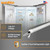 88207-SU - 23W 5FT LED Fridge Light 5000K with Cord and Brackets - Sunlite