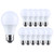S14317 - 8.5W LED A19 Bulb 4000K Medium Base 12-Pack - Satco