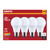 S14345 - 6.5W LED A19 2700K Medium Base 4-Pack - Satco