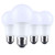 S14359 - 9.8W LED A19 4000K Medium Base 4-Pack - Satco