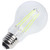 S14387 - 8W LED A19 Green Straight Filament Bulb 120V 1-Pack - Satco