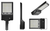 AR2-300-T1-T3 - 300W Selectable LED Type III Area Light Bronze - ATG LED Lighting