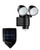 LF6MH2-SLR-BL/DL - 9W LED Solar Motion Security Light 6500K Black - Cyber Tech