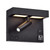 W117D-05 w/o option feature - 15W LED Wall Sconce Black Acrylic - Sun Park Electronics
