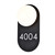 W225D-RN-AC-05 (4) - 10W LED Outdoor Address Light 120V Black - Sun Park Electronics