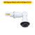 PSC-EXT90CZ10 - TruBlu 90-Degree Elbow with Z-10 Base White - Halco