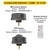 HSN-SEN-PIR-DAY-010-3.5-BK - PIR Sensor 12VDC 0-10V Dimming Daylight Harvesting - Halco