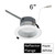 CDL-6-LS-CS-HZWH-DDV - 6in LED Commercial Downlight Selectable CCT - Halco