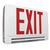 EMG-LBCU-R-WH-RC-SD - LightBar Exit & Emergency Combo Red Legend White - Halco