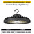 HRHB-2-LS-CS-U-HE-BL - HoverBay Gen 2 Round Highbay 100W Lumen & CCT Select - Halco