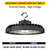 HRHB-2-LS-CS-H-BL - HoverBay Round Highbay 100W Lumen & CCT Selectable - Halco