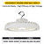 HRHB-3-LS-CS-H-HE-WH - HoverBay Round Highbay HV High Lumen Selectable CCT - Halco