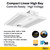 CLHB-1-LS-CS-H - LED Compact Linear Highbay 90W 14.6K LM Selectable CCT - Halco