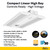 CLHB-4-LS-CS-H - LED Compact Linear Highbay 277-480V - Halco