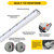 LVPT-4-LS-CS-U - 4FT LED Linear Vaportight Selectable CCT 40W-60W - Halco