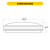 FM-DFR14-CS-BK-120V - 14" LED Flush Mount Selectable CCT 21W - Halco
