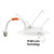 PUSH-RSD-6-CS-BT-120V - 6in 10W Selectable CCT LED Retrofit Downlight - Halco