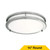 FM-DR14-CS-BN-120V - 14" LED Flush Mount 21W Selectable CCT - Halco