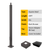 HAL-4-SQS-20FT-11G-TD-BZ - 20Ft 4in Square Steel 11GA Pole Bronze - Halco