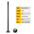 HAL-5-RDS-30FT-11G-D-BZ - 30 Ft 5in Round Steel Pole Bronze - Halco