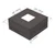 HAL-IBS5-D - 5in Square Steel Pole Base Cover Dark Bronze - Halco