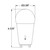 15A19-LED-9CS-GU24-D-T20 - 15W LED A19 GU24 Selectable CCT Bulb - Halco