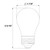 9A15-FR-FLED4-927-E26-D - 8.8W A15 LED Filament 2700K Frosted E26 - Halco