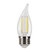 3CA11-CL-FLED4-927-E26-D - 3W CA11 LED Filament 2700K E26 Clear - Halco