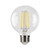 9G25-CL-FLED4-950-E26-D-T24 - 9W G25 LED Filament 5000K Clear E26 - Halco