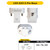 PLS3H-8CS-HYB-G23-LED2 - 3.5W LED G23 Plug-In Lamp Selectable CCT - Halco