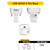 PLD5O-8CS-HYB-G24D-LED2 - 5W LED G24D Plug-In Lamp Selectable CCT - Halco