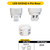 PLD9V-8CS-DIR-G24Q-LED2-D - 9W Selectable CCT G24Q LED PL Lamp - Halco