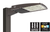 ALX-BKSHLD-L (TAA) - Glare Shield for ALX 300W Area Light Dark Bronze - Aleo Lighting