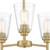 95783-BG - 18" 3-Light Chandelier Brushed Gold - Designer Fountain