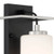 D250M-WS-MB - Prince St 1-Light Wall Sconce Matte Black - Designer Fountain
