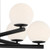 D252C-6CH-MB - 6-Light Matte Black Chandelier - Designer Fountain