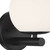 D252C-WS-MB - Crown Heights 1-Light Wall Sconce Matte Black - Designer Fountain