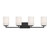 D257M-4B-MB - Leavenworth 33" 4-Light Vanity Matte Black - Designers Fountain