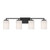 D257M-4B-MB - Leavenworth 33" 4-Light Vanity Matte Black - Designers Fountain